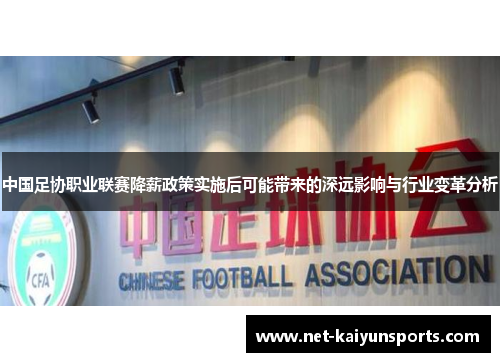 中国足协职业联赛降薪政策实施后可能带来的深远影响与行业变革分析 中国足协职业联赛降薪政策实施后可能带来的深远影响与行业变革分析