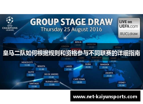 皇马二队如何根据规则和资格参与不同联赛的详细指南